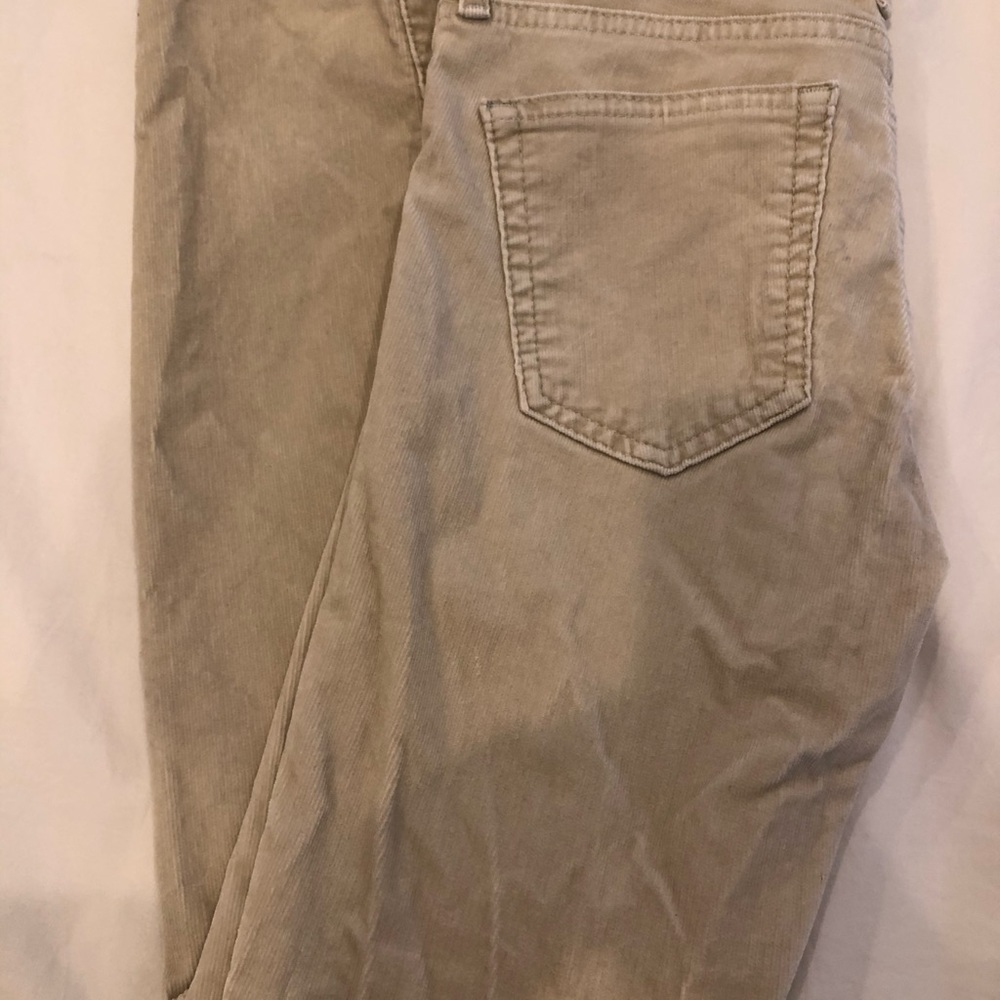 Gap 1969 skinny cream corduroy pants
